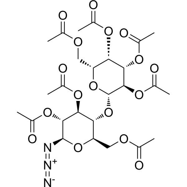 Hepta-O-acetyl-β-lactosyl azide 30854-62-7